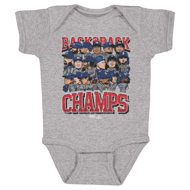 Los Angeles D Baseball Kids Baby Onesie | 500 LEVEL