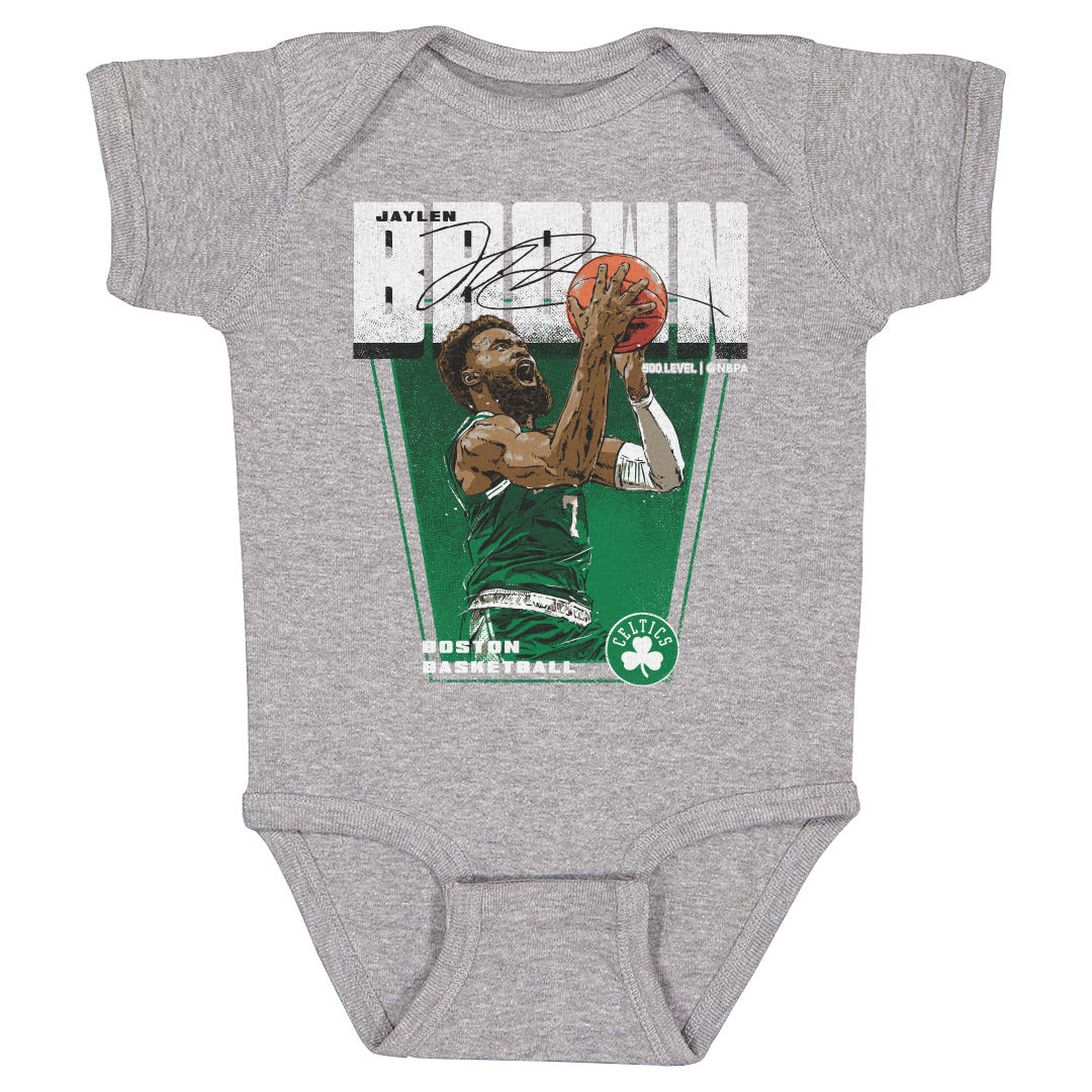 Jaylen Brown Kids Baby Onesie | 500 LEVEL