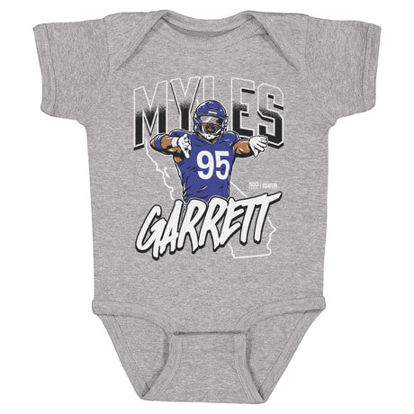 Myles Garrett Kids Baby Onesie | 500 LEVEL