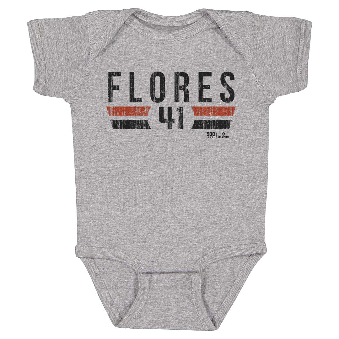 Wilmer Flores Kids Baby Onesie | 500 LEVEL