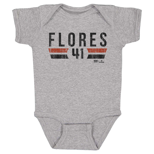 Wilmer Flores Kids Baby Onesie | 500 LEVEL
