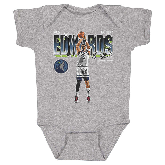 Anthony Edwards Kids Baby Onesie | 500 LEVEL