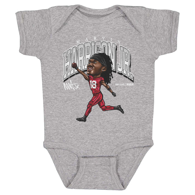 Marvin Harrison Jr. Kids Baby Onesie | 500 LEVEL