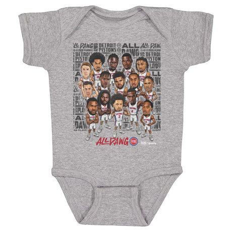 Detroit Pistons Kids Baby Onesie | 500 LEVEL