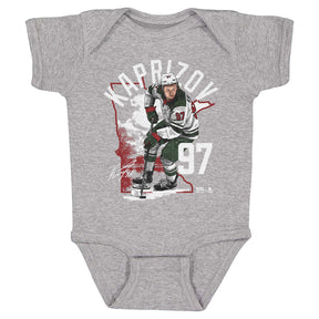 Kirill Kaprizov Kids Baby Onesie | 500 LEVEL