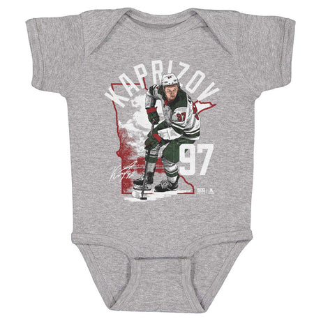 Kirill Kaprizov Kids Baby Onesie | 500 LEVEL