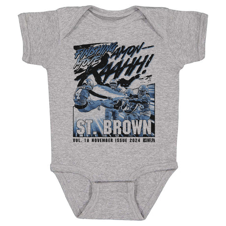 Amon-Ra St. Brown Kids Baby Onesie | 500 LEVEL