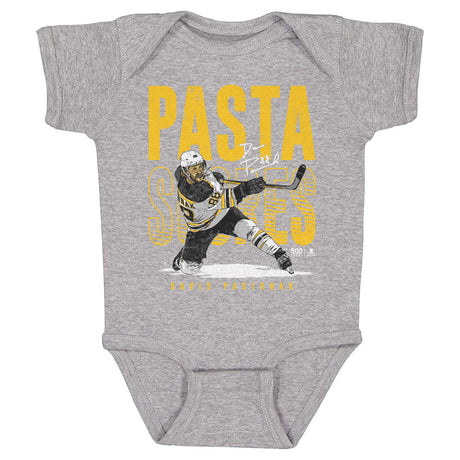 David Pastrnak Kids Baby Onesie | 500 LEVEL