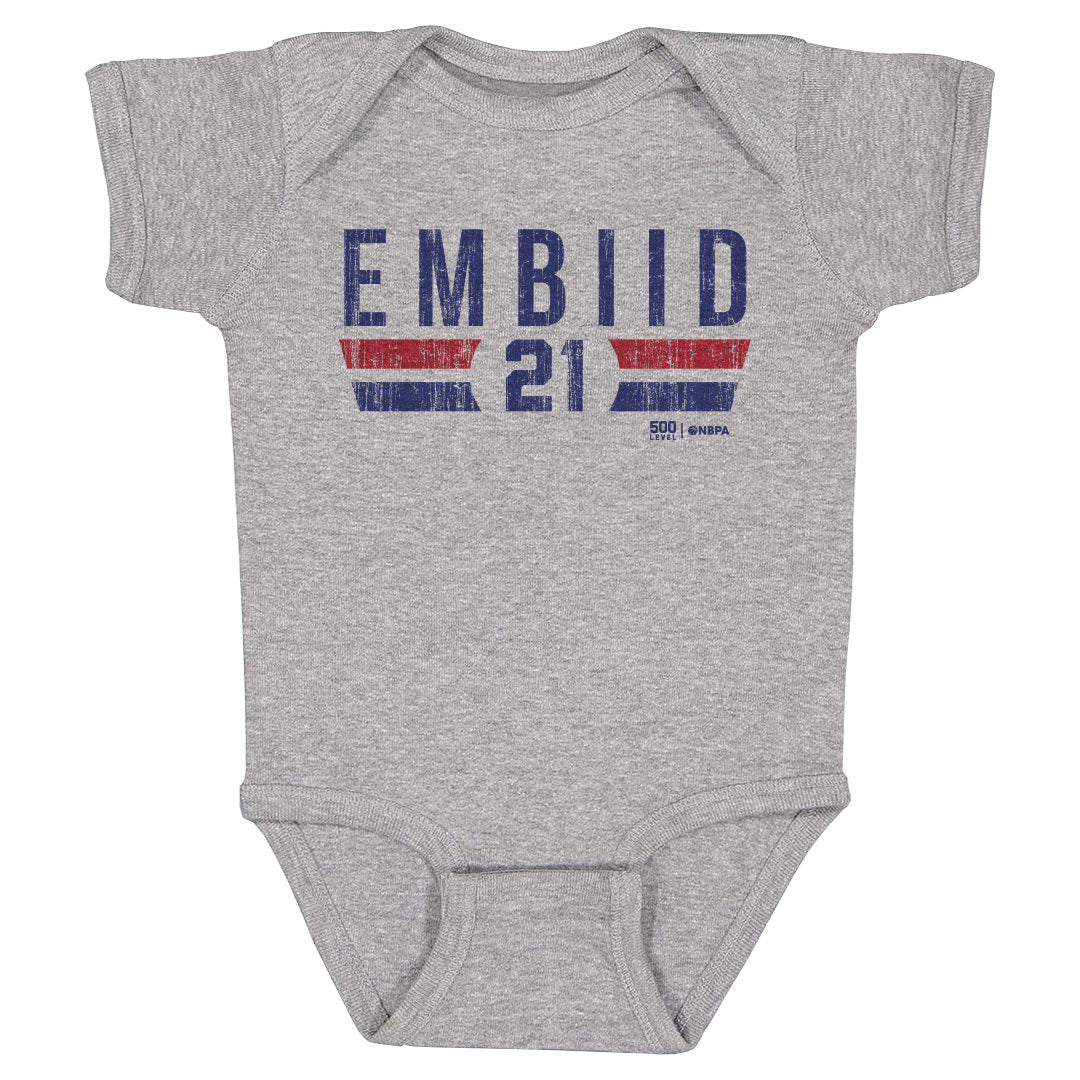 Joel Embiid Kids Baby Onesie | 500 LEVEL