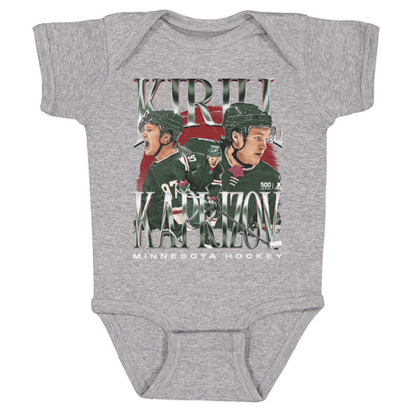 Kirill Kaprizov Kids Baby Onesie | 500 LEVEL