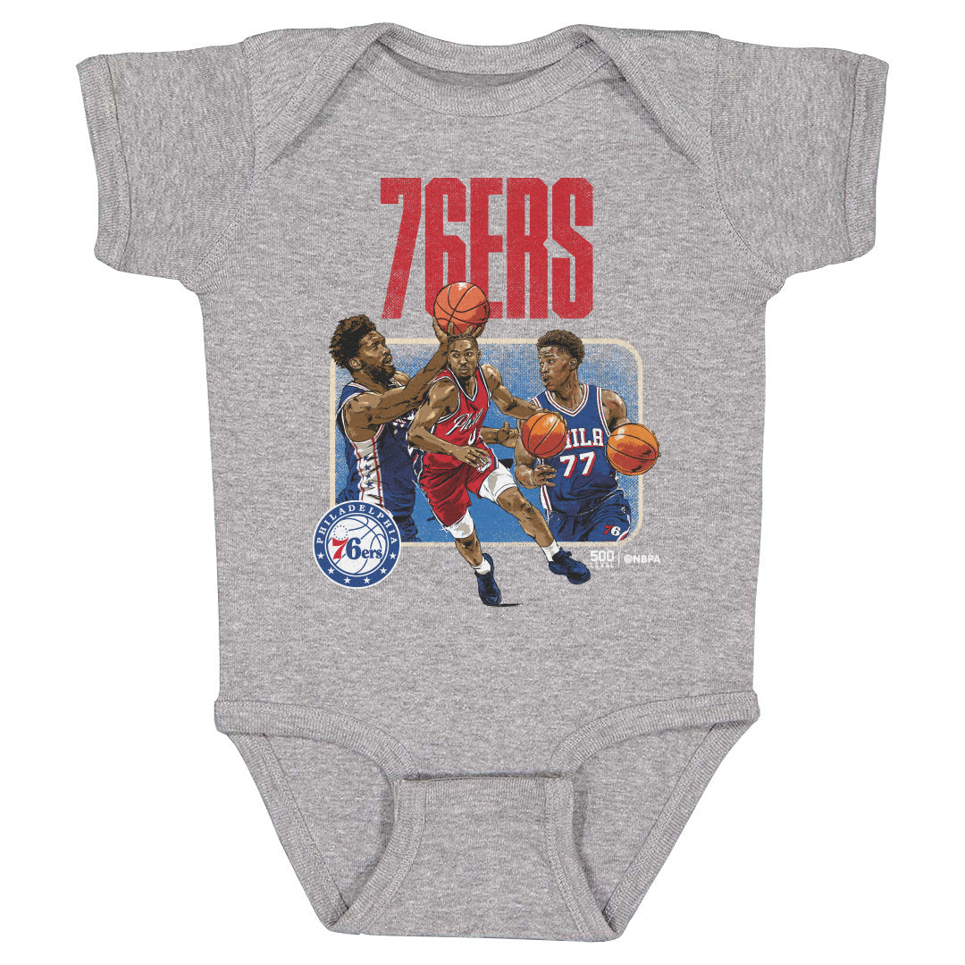 Philadelphia 76ers Kids Baby Onesie | 500 LEVEL
