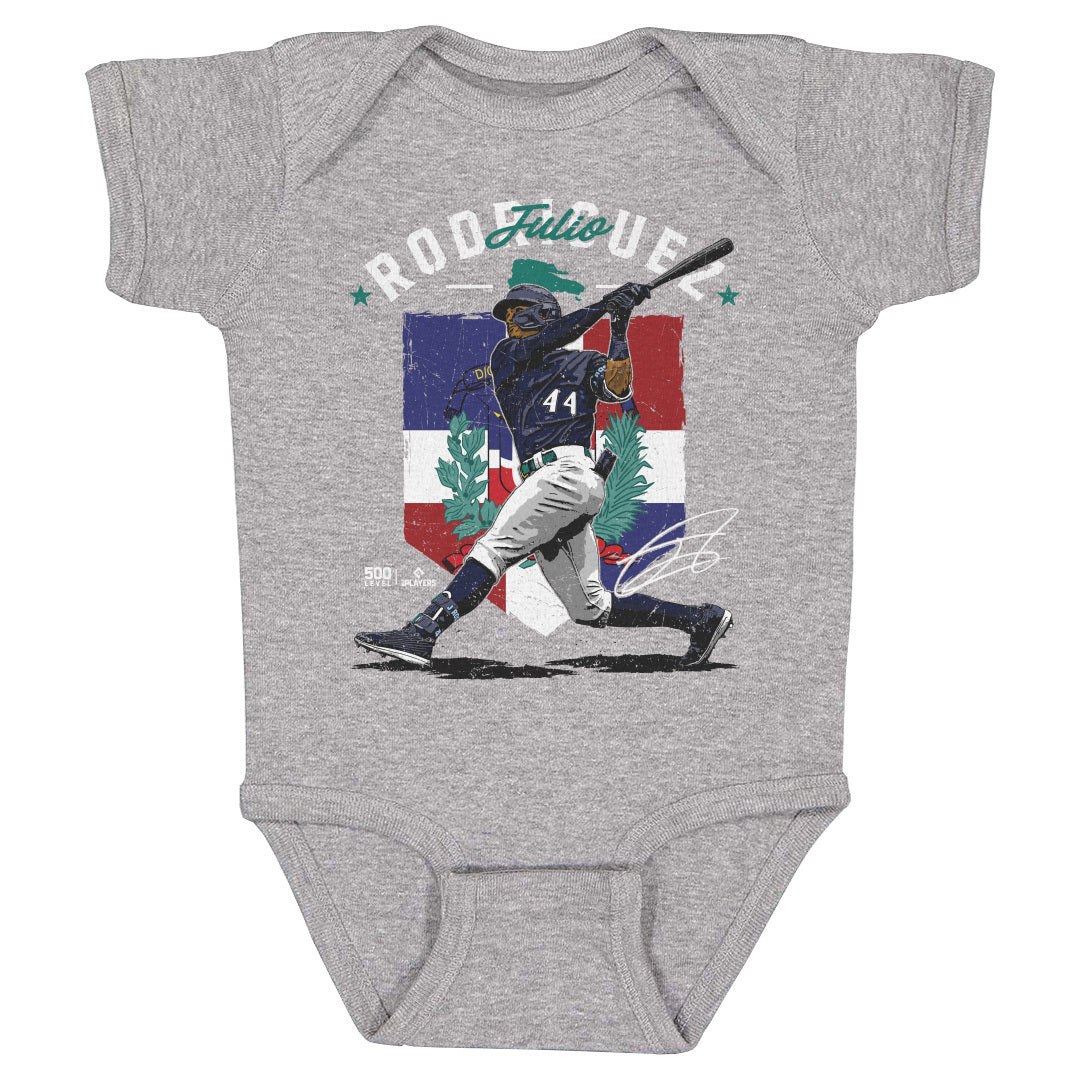 Julio Rodriguez Kids Baby Onesie | 500 LEVEL