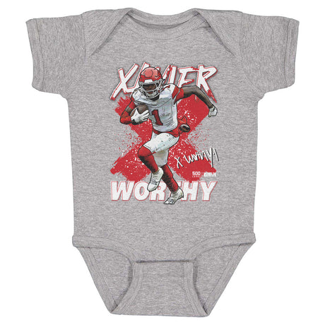 Xavier Worthy Kids Baby Onesie | 500 LEVEL