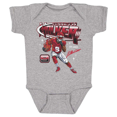 Kenneth Walker III Kids Baby Onesie | 500 LEVEL