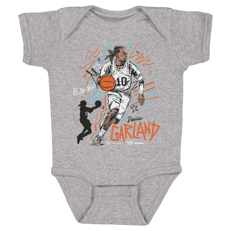 Darius Garland Kids Baby Onesie | 500 LEVEL