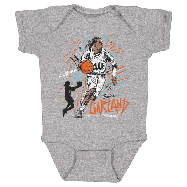 Darius Garland Kids Baby Onesie | 500 LEVEL