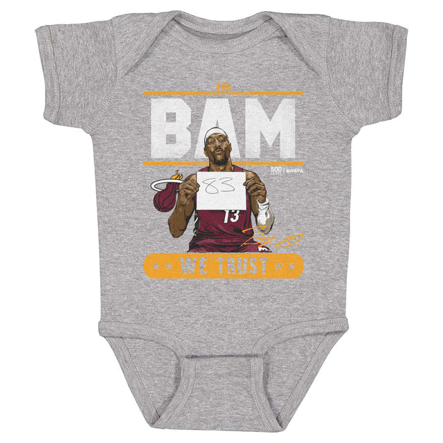Bam Adebayo Kids Baby Onesie | 500 LEVEL