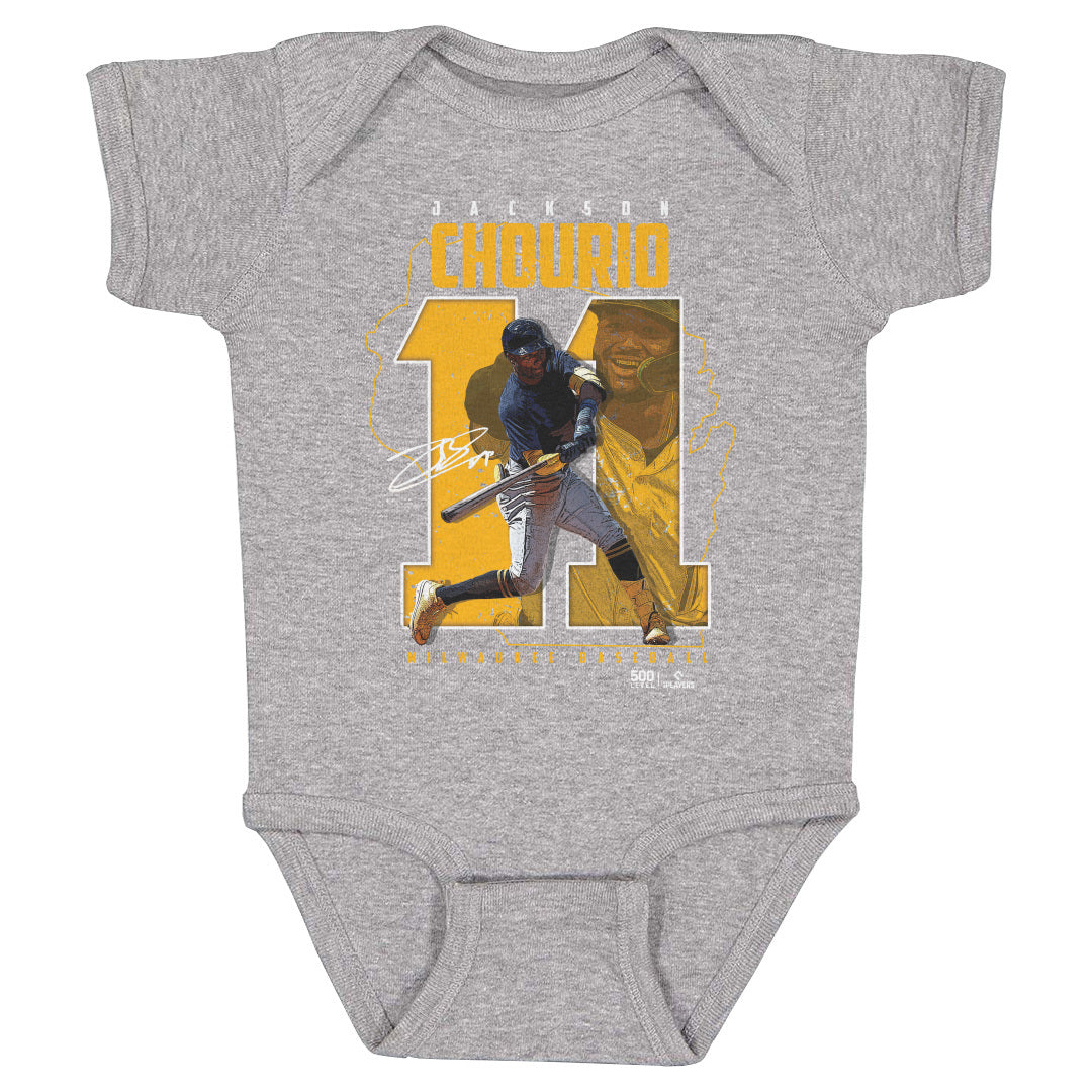 Jackson Chourio Kids Baby Onesie | 500 LEVEL