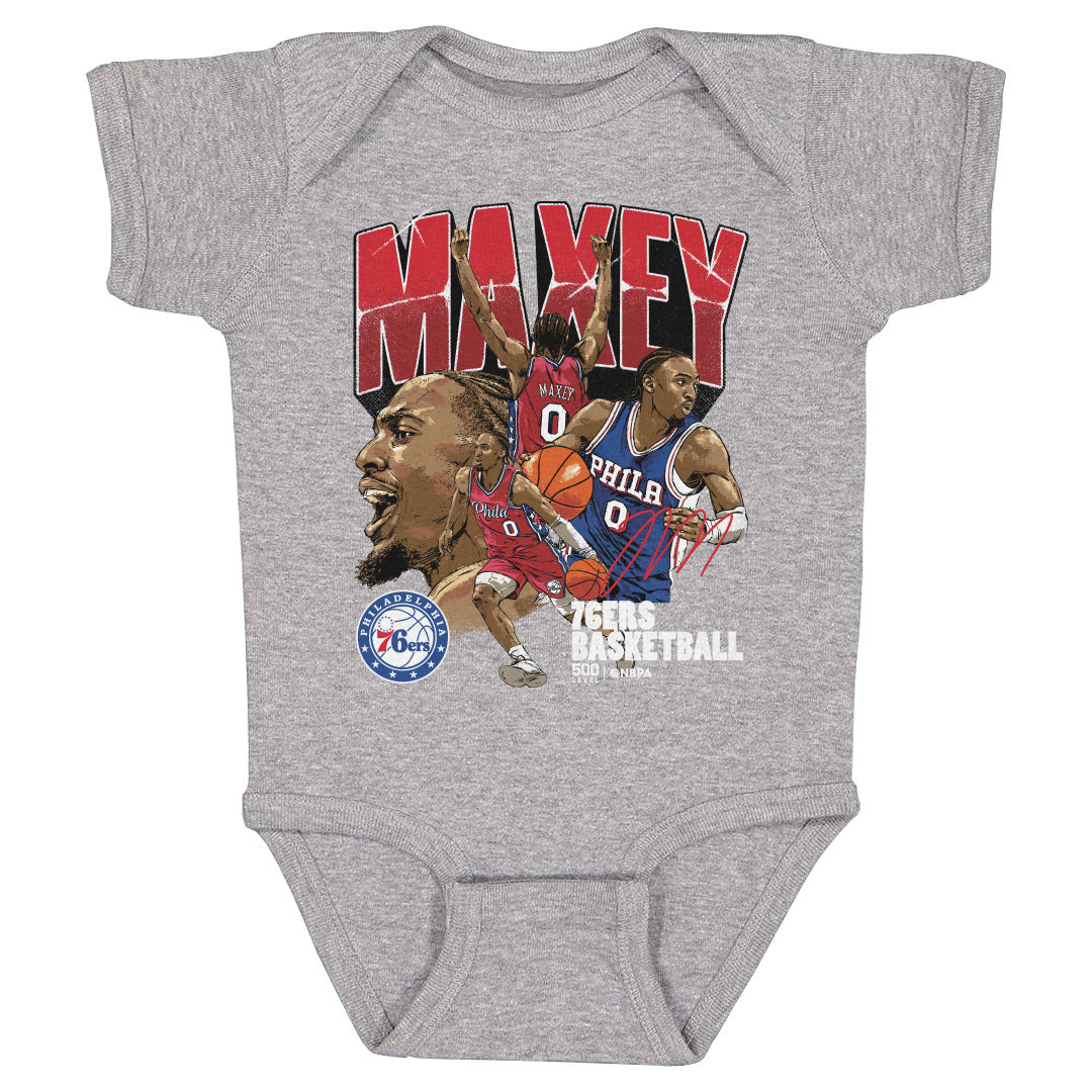 Tyrese Maxey Kids Baby Onesie | 500 LEVEL