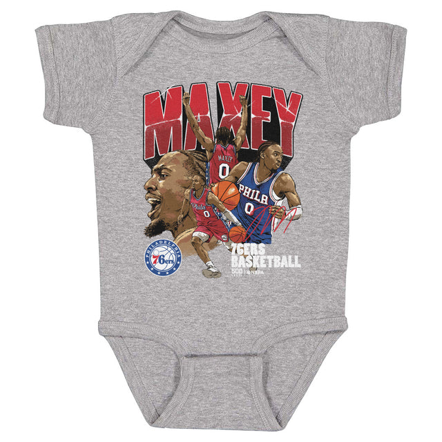Tyrese Maxey Kids Baby Onesie | 500 LEVEL