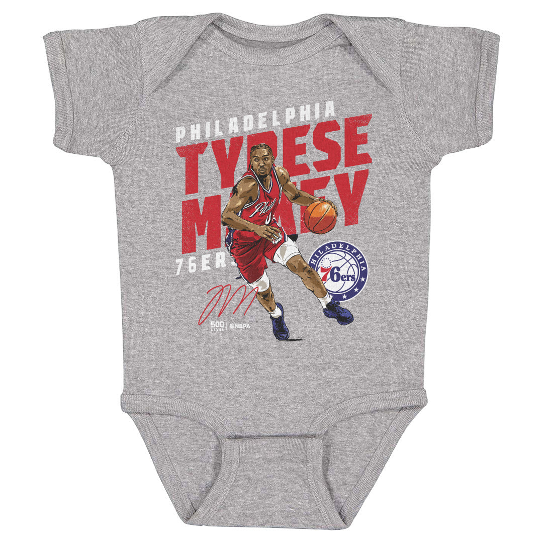 Tyrese Maxey Kids Baby Onesie | 500 LEVEL