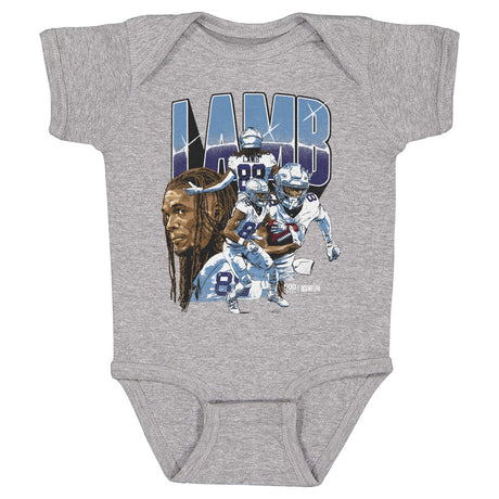 CeeDee Lamb Kids Baby Onesie | 500 LEVEL