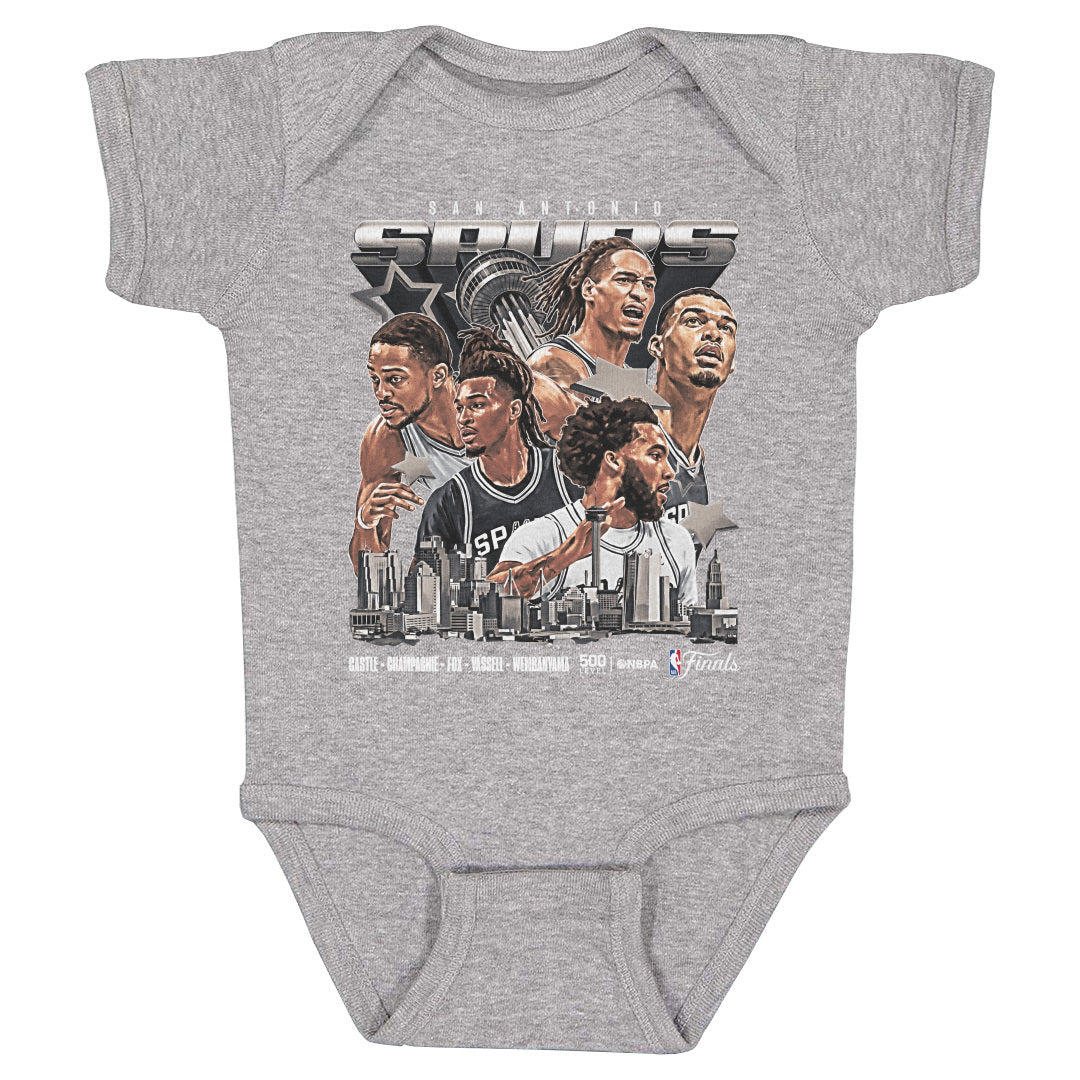 San Antonio Spurs Kids Baby Onesie | 500 LEVEL