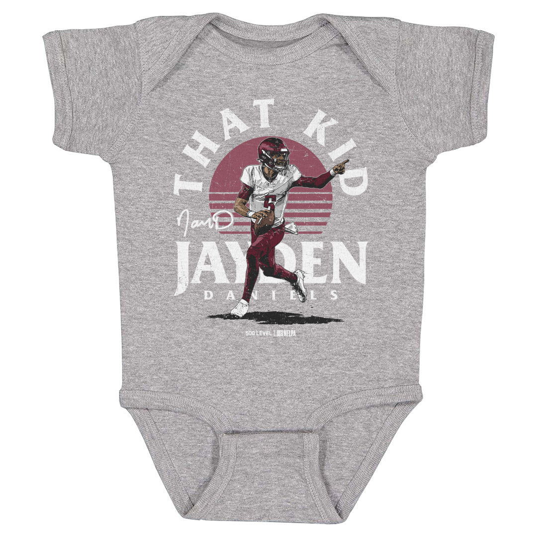 Jayden Daniels Kids Baby Onesie | 500 LEVEL