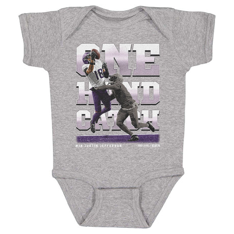Justin Jefferson Kids Baby Onesie | 500 LEVEL