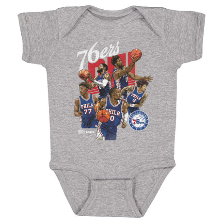 Philadelphia 76ers Kids Baby Onesie | 500 LEVEL