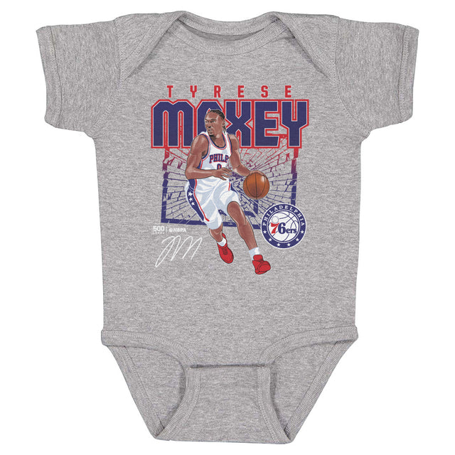 Tyrese Maxey Kids Baby Onesie | 500 LEVEL