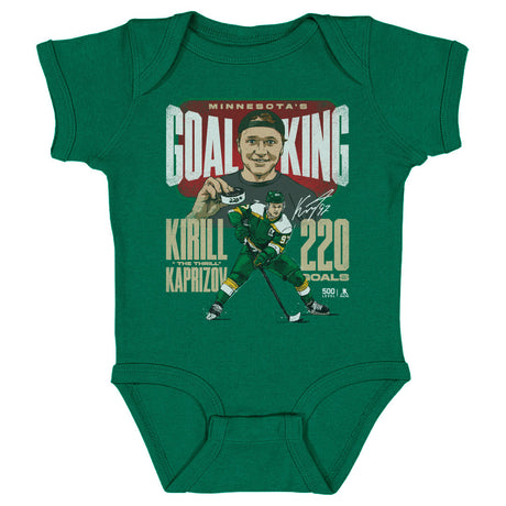 Kirill Kaprizov Kids Baby Onesie | 500 LEVEL