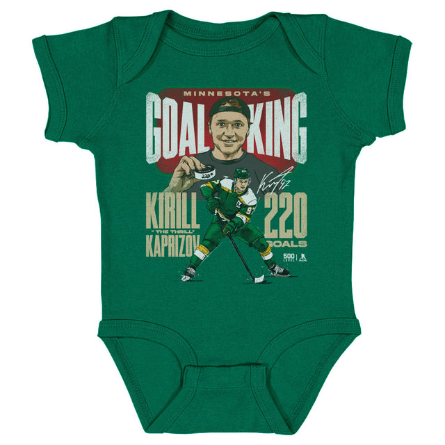 Kirill Kaprizov Kids Baby Onesie | 500 LEVEL