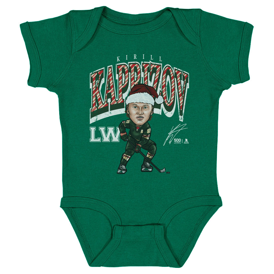 Kirill Kaprizov Kids Baby Onesie | 500 LEVEL