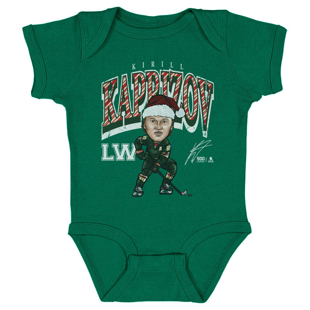Kirill Kaprizov Kids Baby Onesie | 500 LEVEL