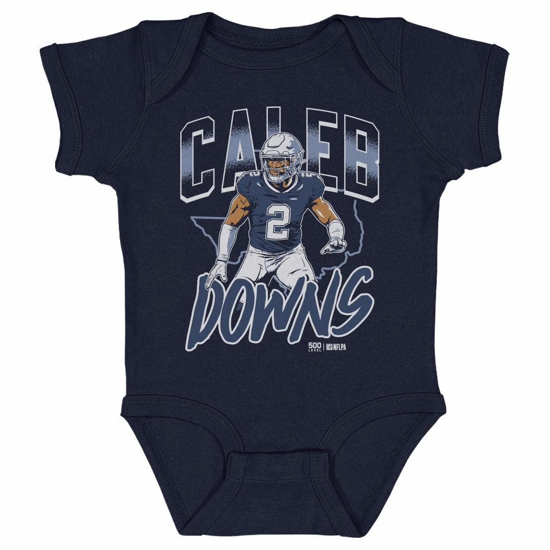 Caleb Downs Kids Baby Onesie | 500 LEVEL