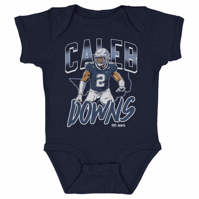 Caleb Downs Kids Baby Onesie | 500 LEVEL