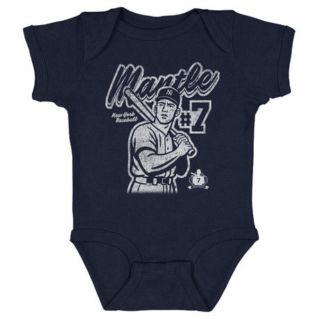 Mickey Mantle Kids Baby Onesie | 500 LEVEL