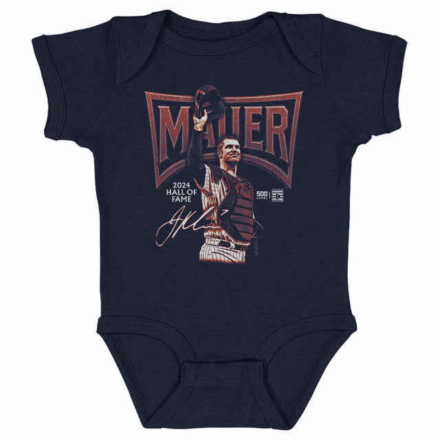 Joe Mauer Kids Baby Onesie | 500 LEVEL