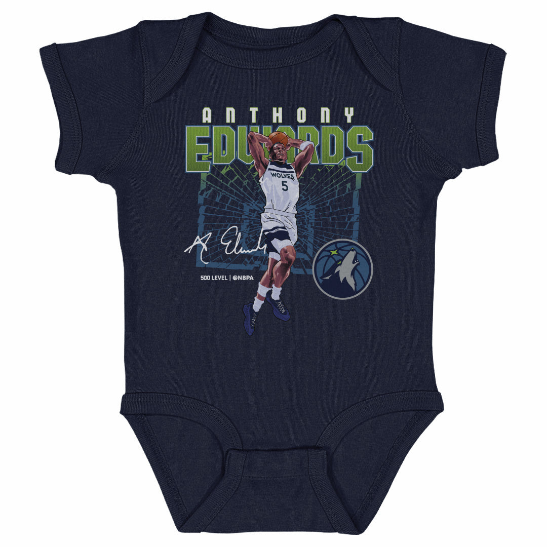 Anthony Edwards Kids Baby Onesie | 500 LEVEL