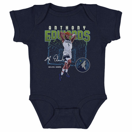 Anthony Edwards Kids Baby Onesie | 500 LEVEL