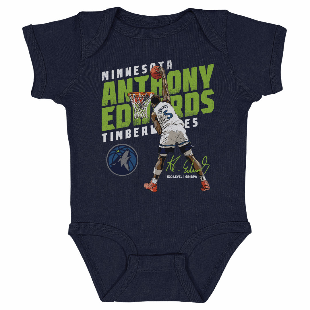 Anthony Edwards Kids Baby Onesie | 500 LEVEL