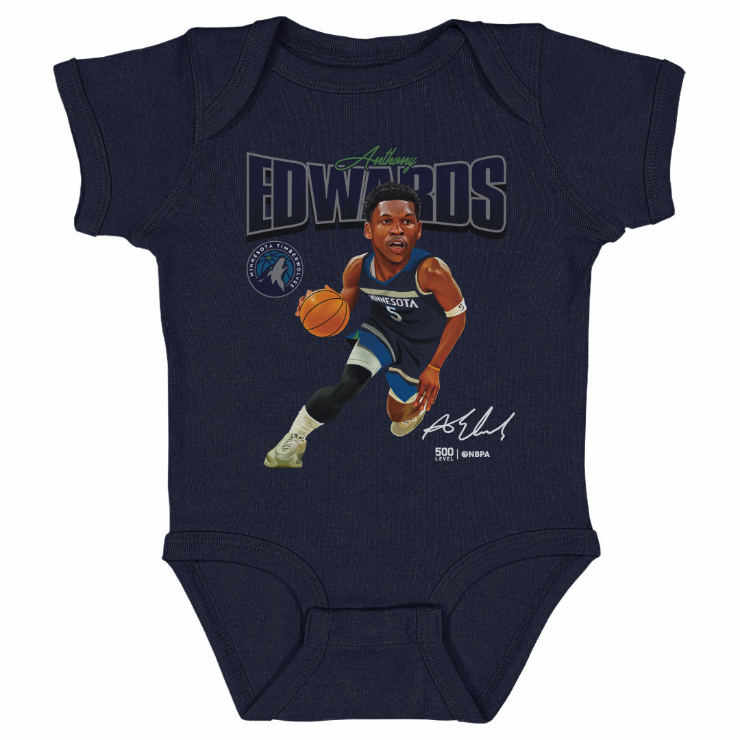 Anthony Edwards Kids Baby Onesie | 500 LEVEL