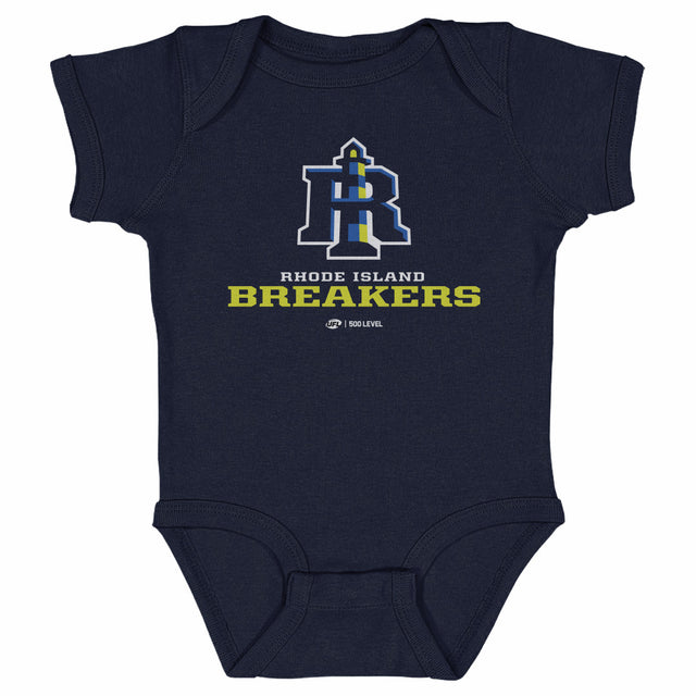 Rhode Island Breakers Kids Baby Onesie | 500 LEVEL