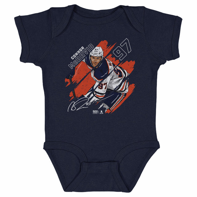 Connor McDavid Kids Baby Onesie | 500 LEVEL