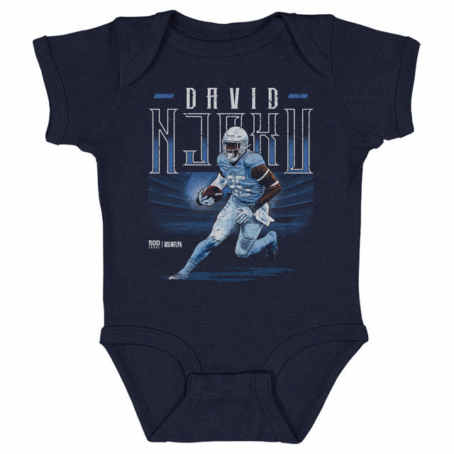 David Njoku Kids Baby Onesie | 500 LEVEL