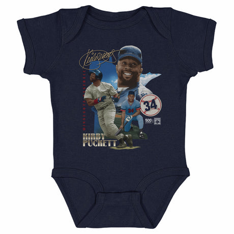 Kirby Puckett Kids Baby Onesie | 500 LEVEL