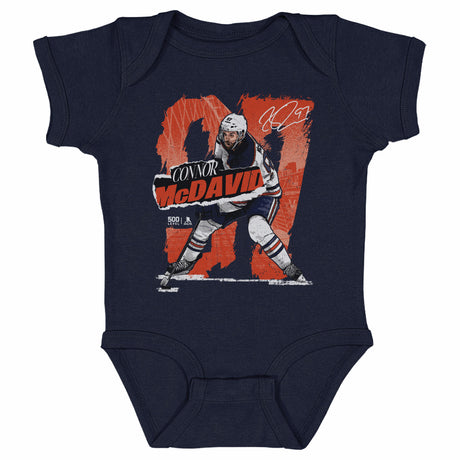 Connor McDavid Kids Baby Onesie | 500 LEVEL