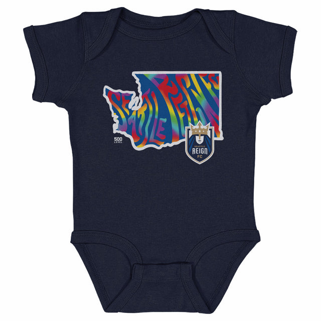 Seattle Reign FC Kids Baby Onesie | 500 LEVEL