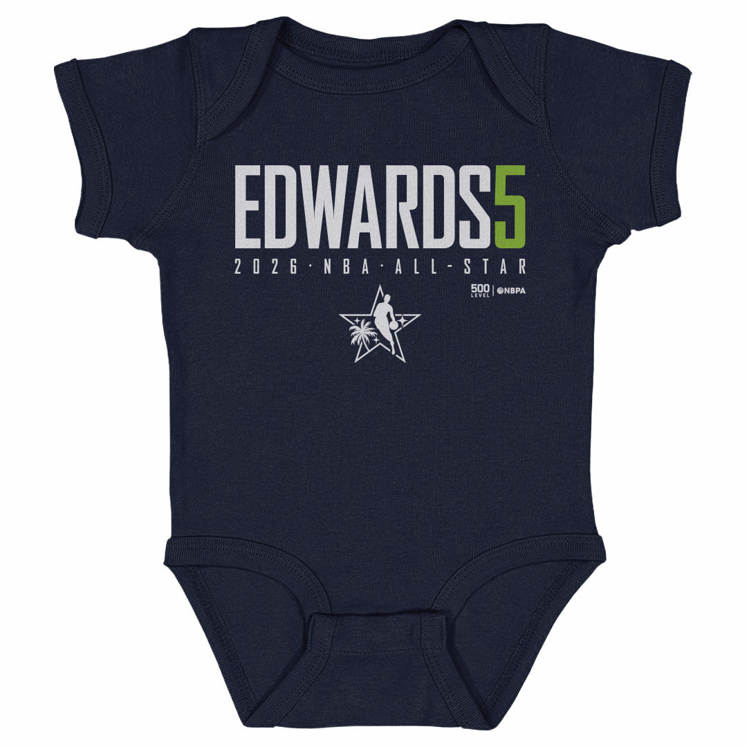 Anthony Edwards Kids Baby Onesie | 500 LEVEL